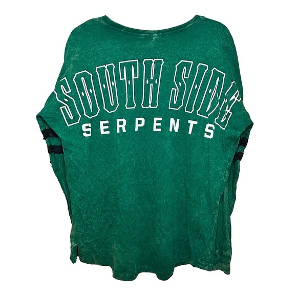 Green “South Side Serpents” Long Sleeve Shirt - Picture 2 of 3